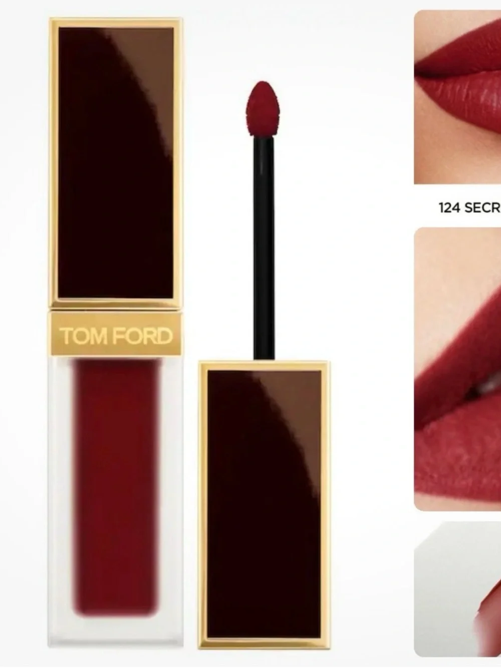 TOM FORD LIQUID LIP LUX MATTE 124 SECRET RENDEZVOUS 0.2oz/ 6ml FULL SIZE $62